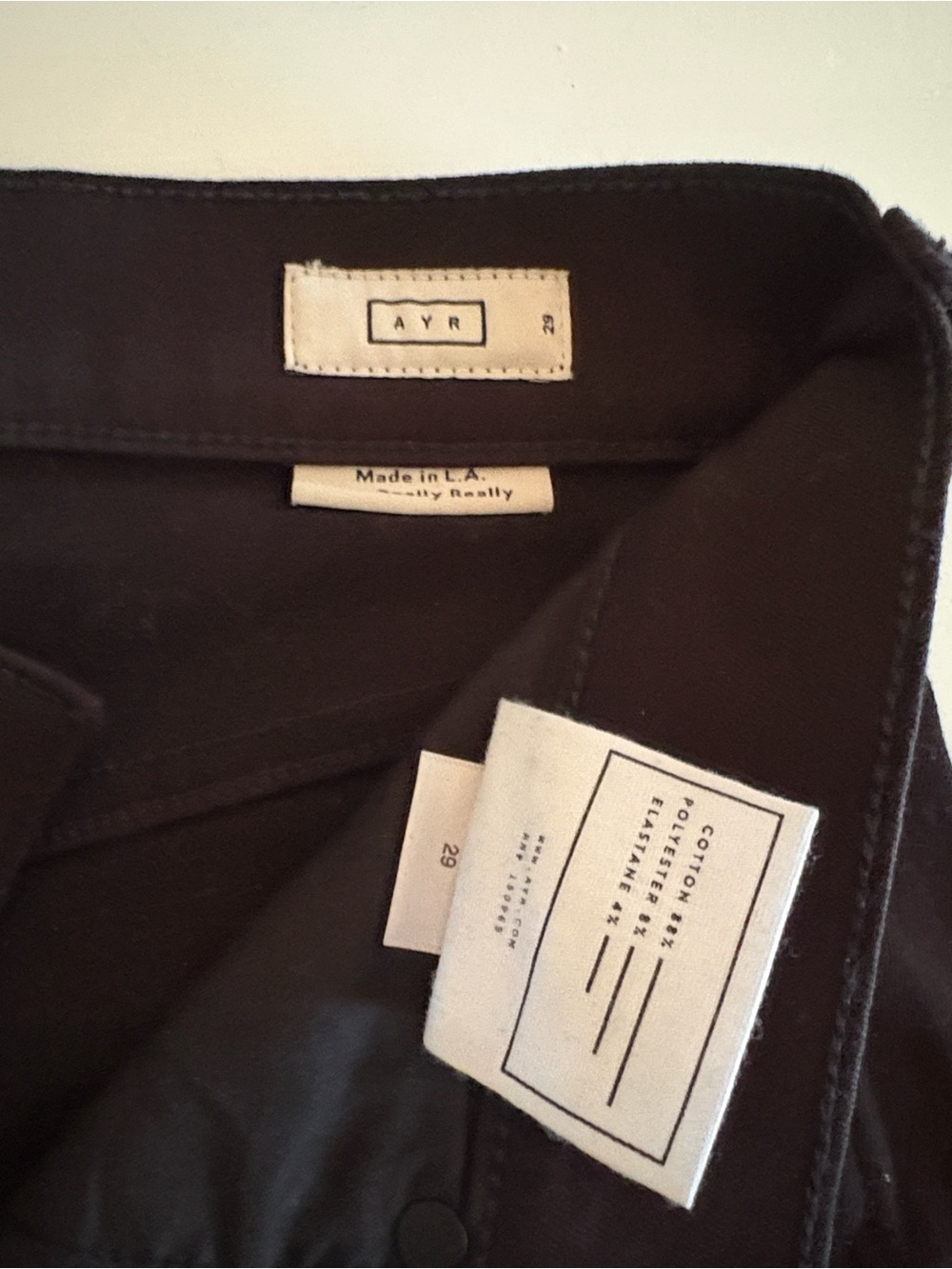 AYR Black Kick Flare Jeans – Size 26